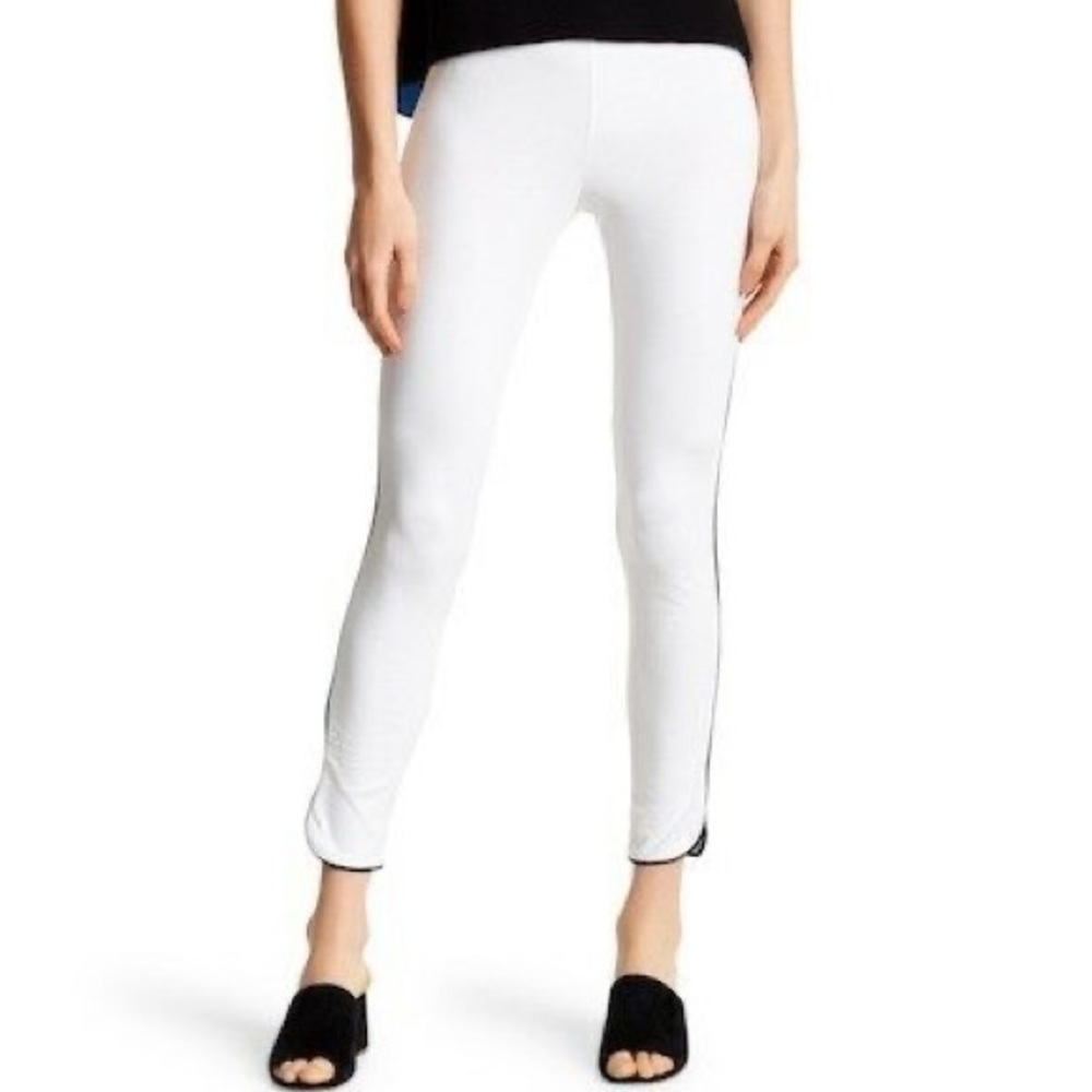 Hue white high waisted skimmer leggings